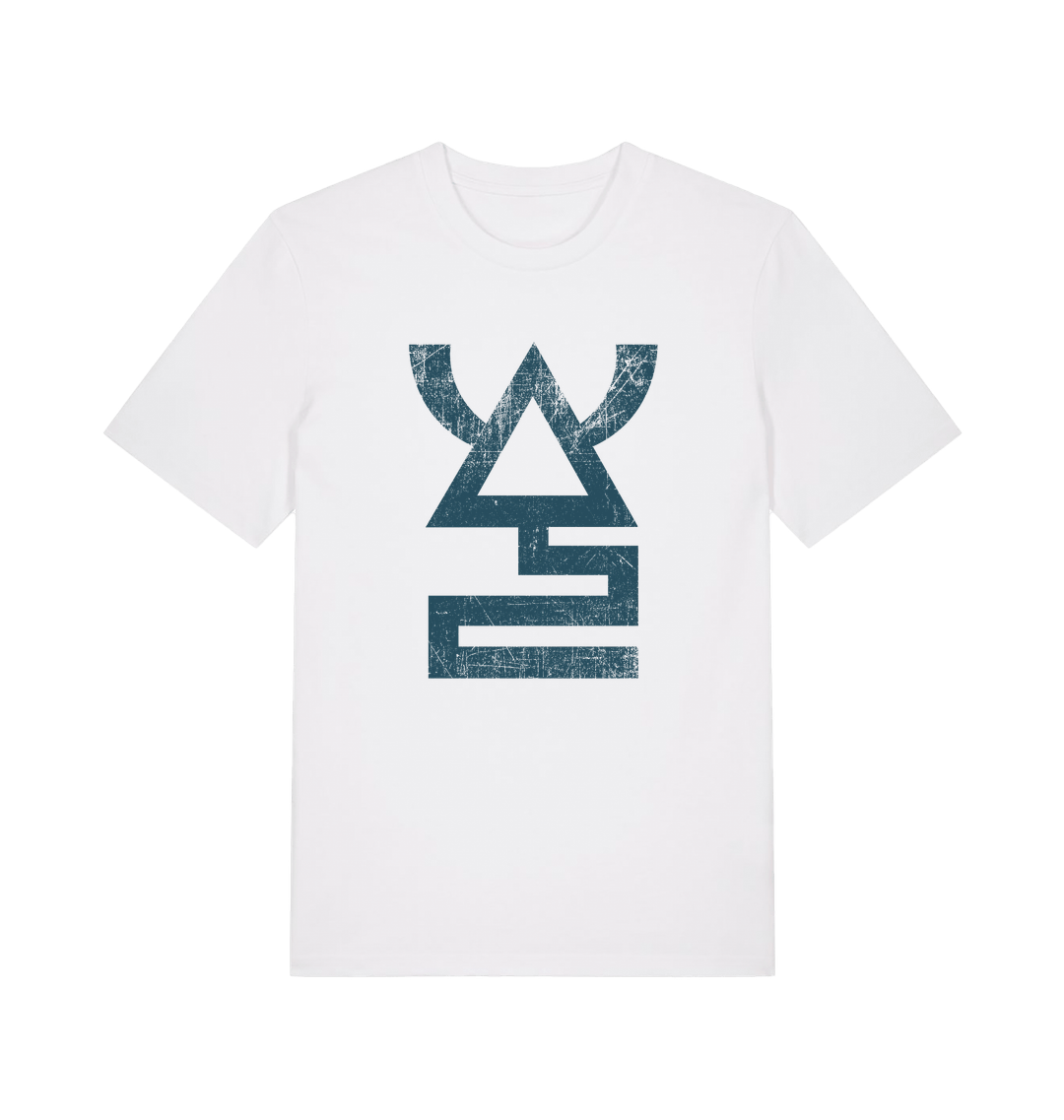 White Printed T-shirt Front